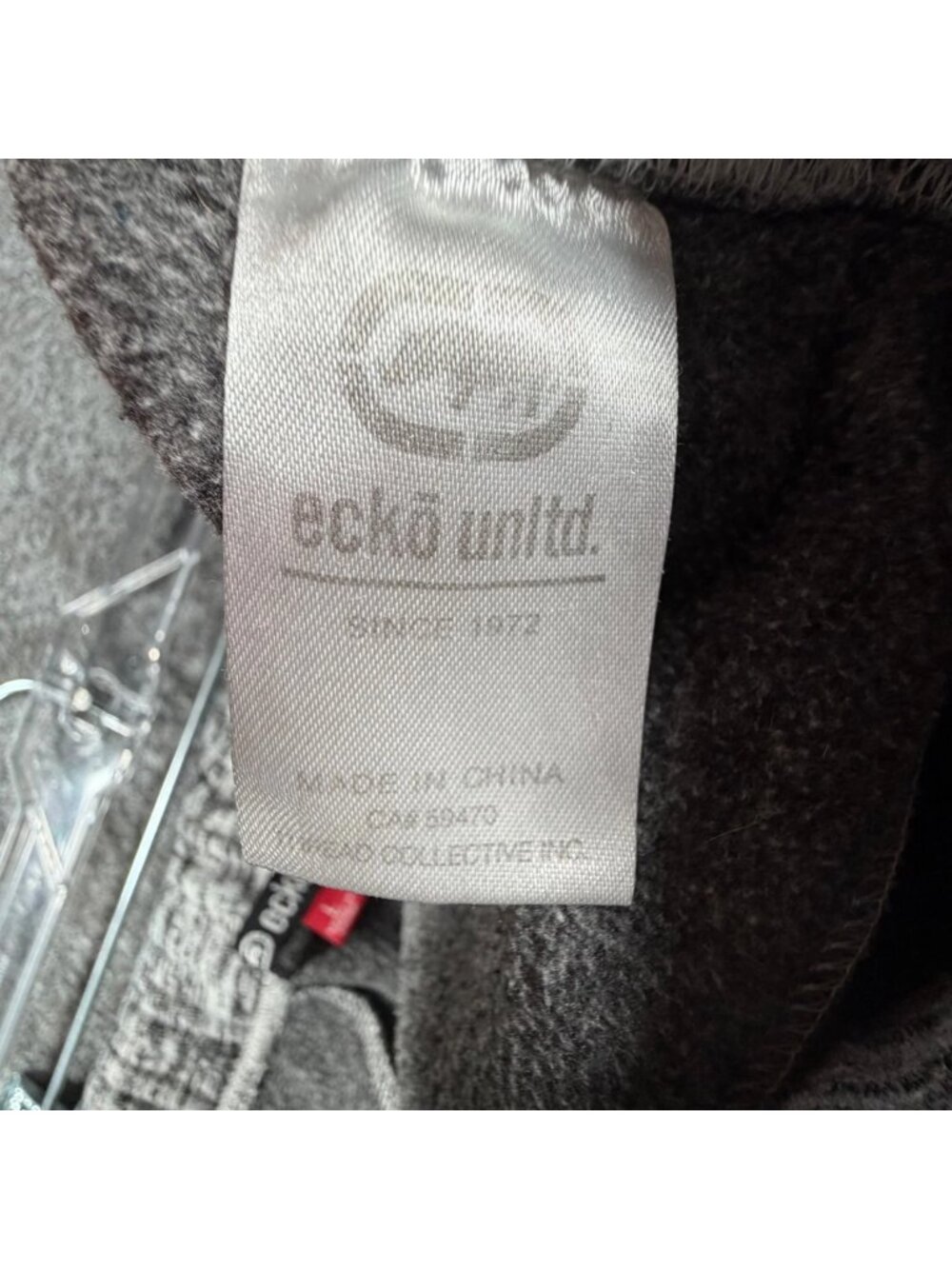 Ecko Unltd. Sweatpants Mens L Heather Gray Fleece Sports Activewear Tapered Leg - Picture 9 of 15